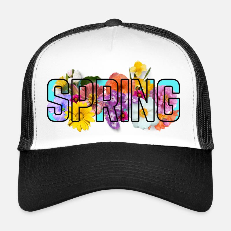 Blue Spring - Trucker Cap - white/black