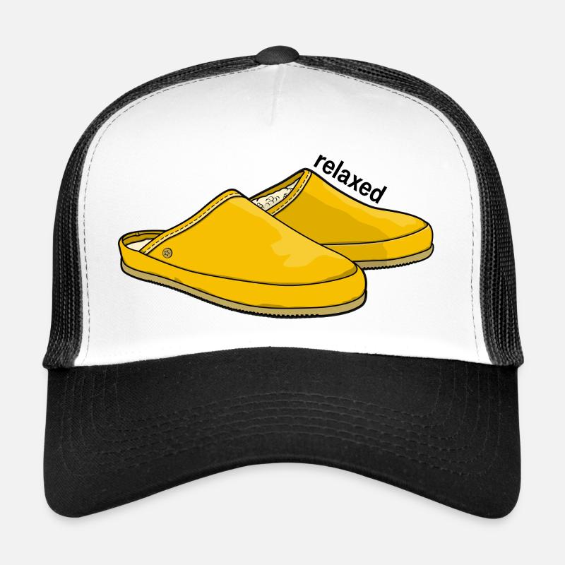 Relaxed yellow - Trucker Cap - white/black