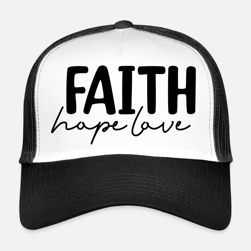 Foi Espoir Amour Casquette trucker 