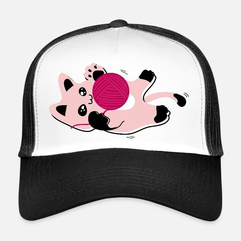CAT PLAYING Trucker Cap