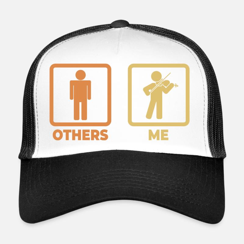 Figure de bâton de violoniste Casquette trucker 