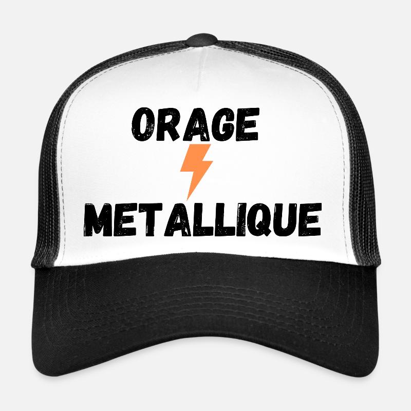 orage metallique Casquette trucker 