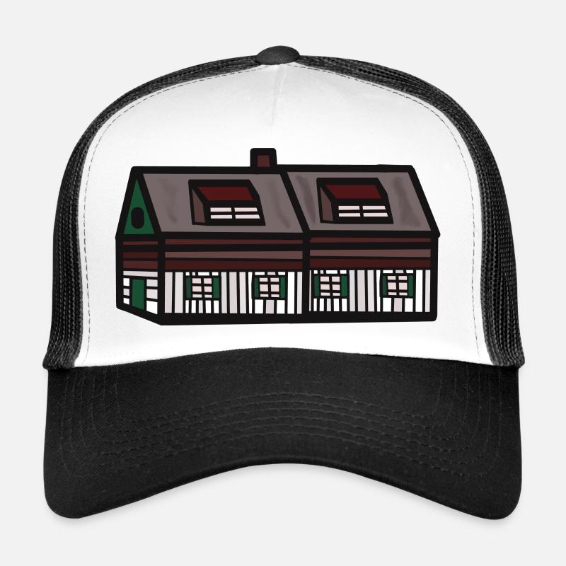 Constructeur Maison Courtier Professions Bâtiment Immeuble Résidentiel Casquette trucker 