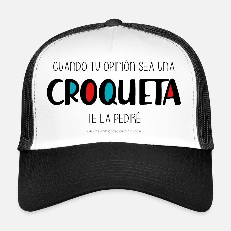 Croquette Casquette trucker 