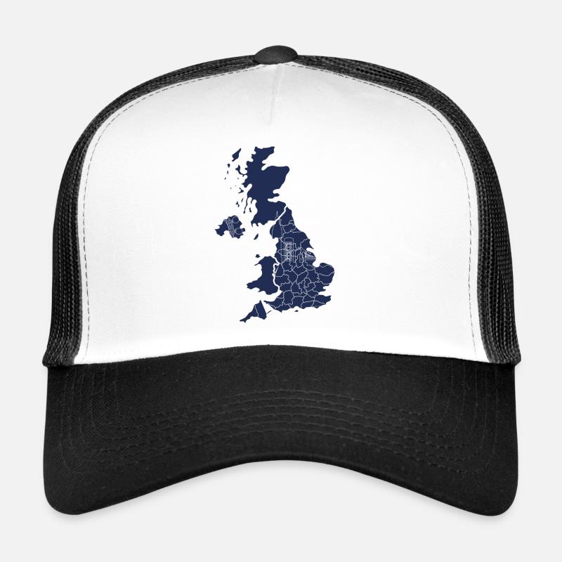UK Landmarks Silhouette Nightscape Trucker Cap