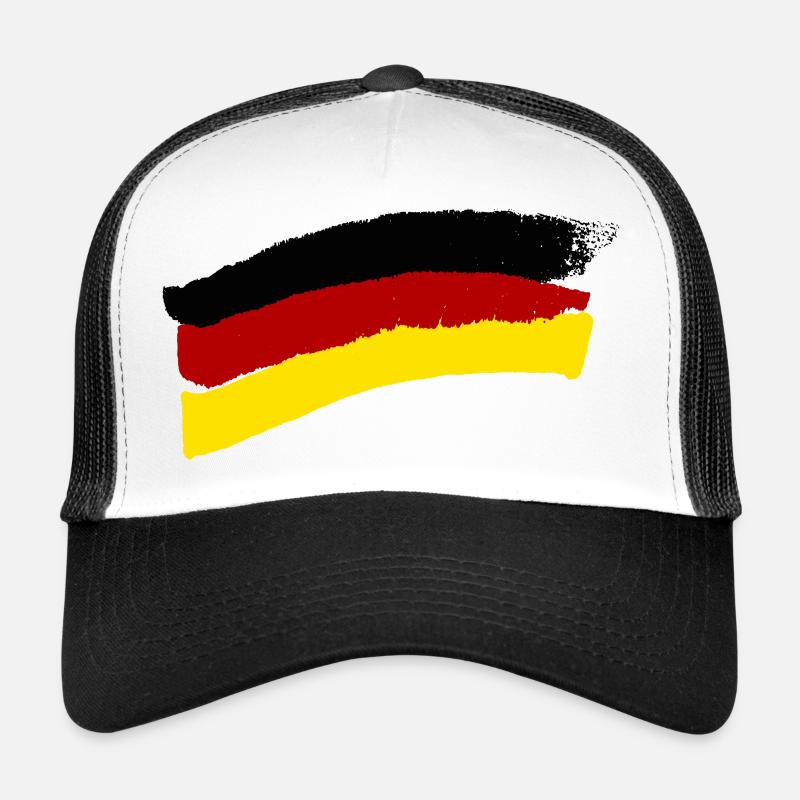 AllemagneDrapeau comme coups de pinceau Casquette trucker 