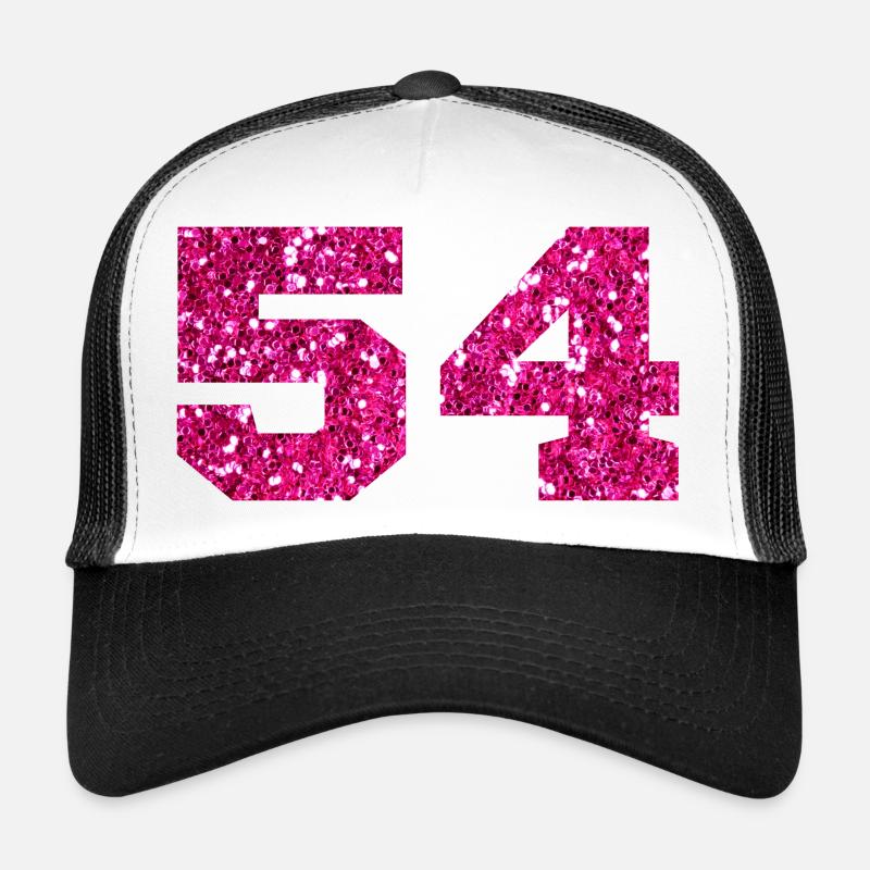 Nummer 54 Pink Glitter - 54. Jahrestag Trucker Cap