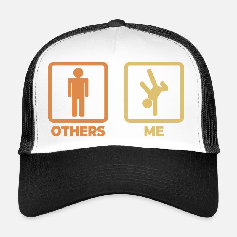 Breakdance Strichfiguren Trucker Cap