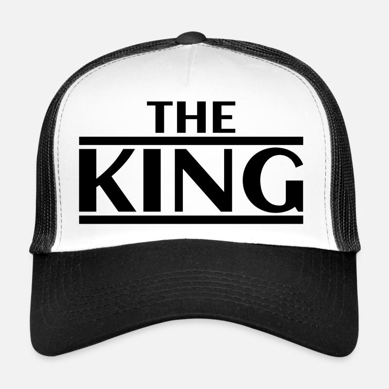 Le Roi - Casquette trucker  - blanc/noir