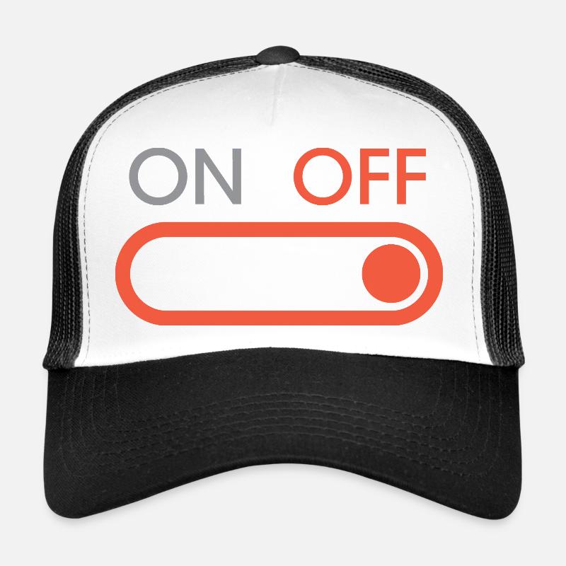 bouton d’arrêt - Jeux et streaming Casquette trucker 
