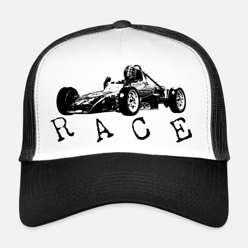 Race - Trucker Cap - white/black