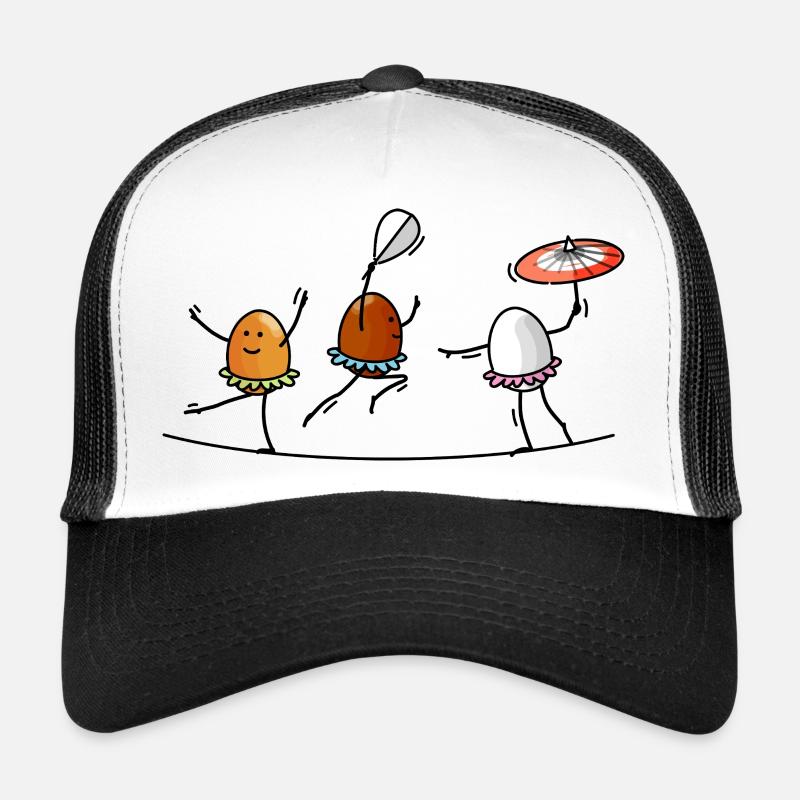 funambules, acrobates, œufs Casquette trucker 