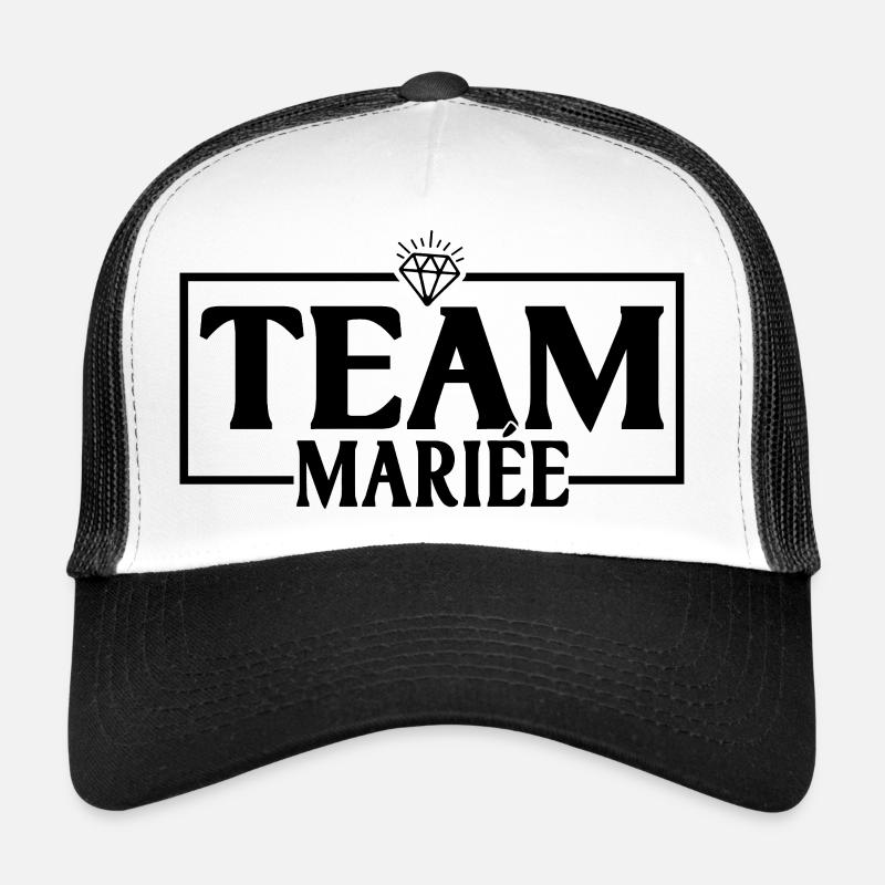 Team Braut gestaltet eleganten Junggesellenabschied Trucker Cap