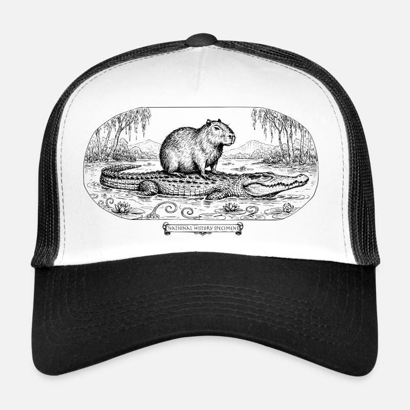 Croc und Capybara Trucker Cap