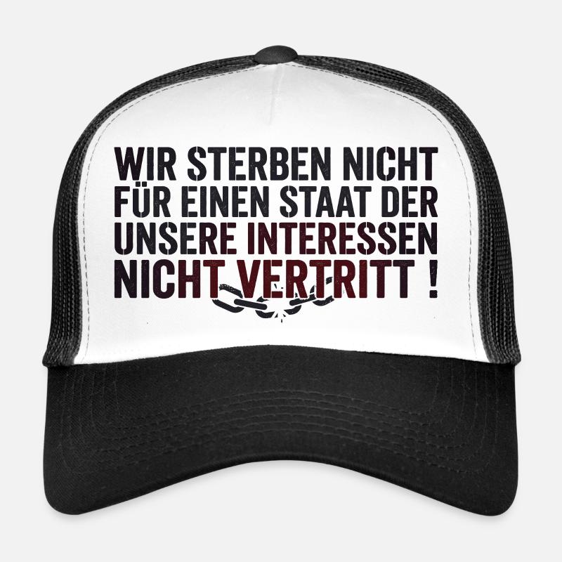 Déclaration de protestation Casquette trucker 