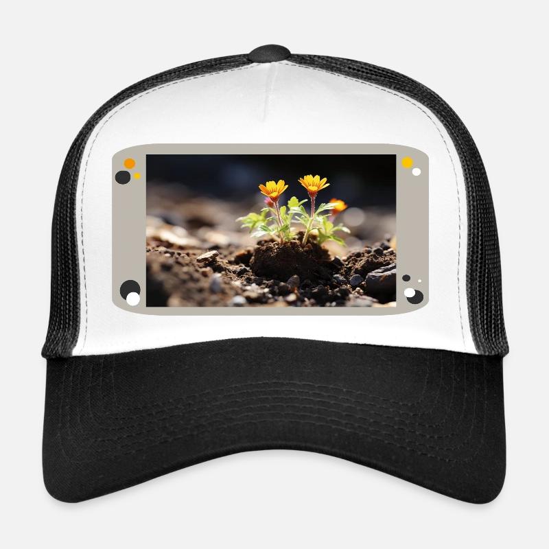 Fleur au soleil Casquette trucker 