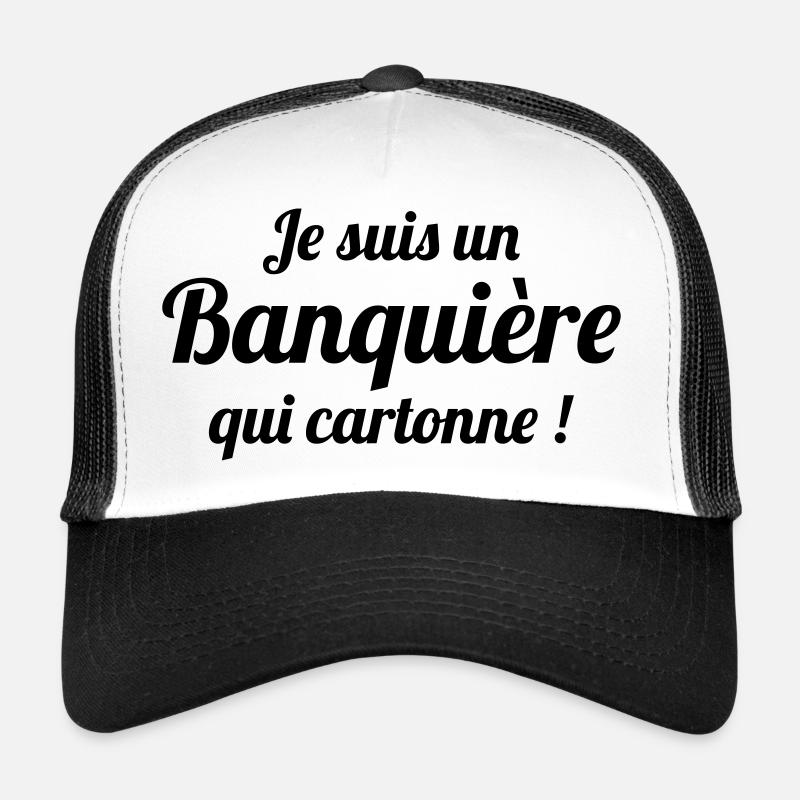 Ich bin ein erfolgreicher Banker Trucker Cap