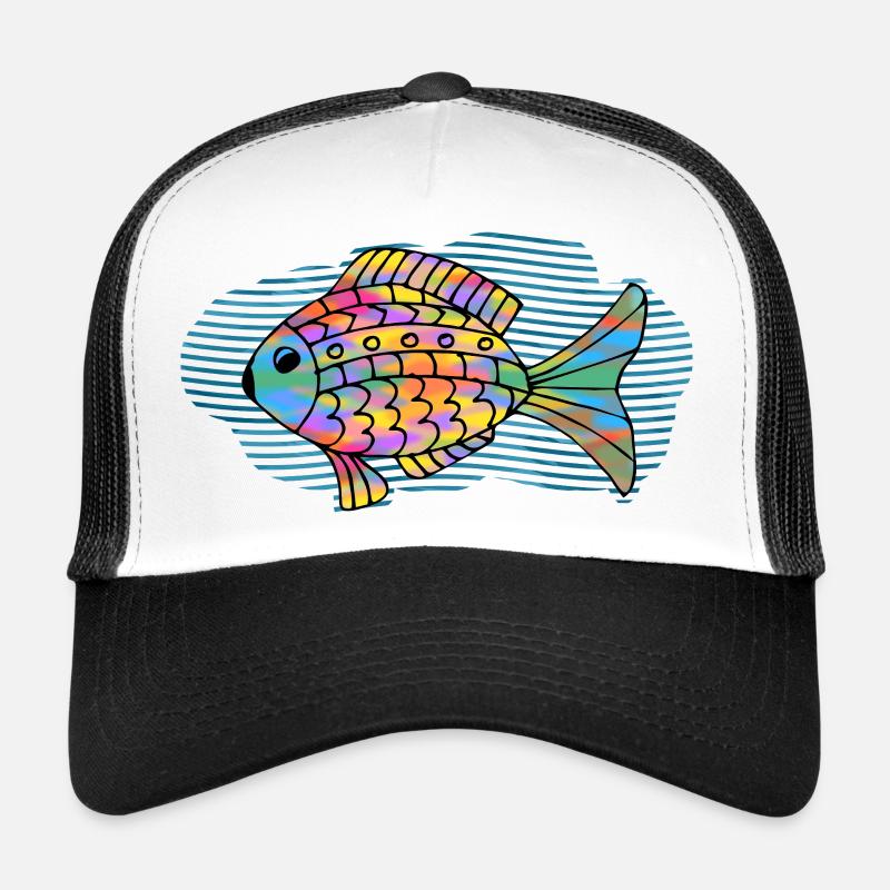 poisson Casquette trucker 