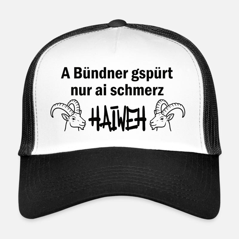 Les Grisons ne se sentent que des sentiments de schéma Casquette trucker 