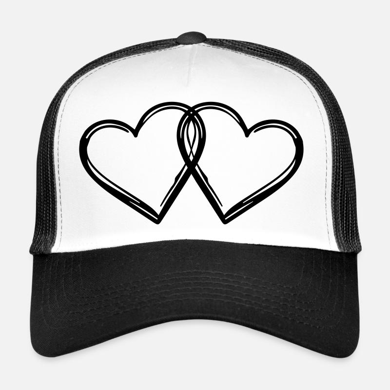 Mariage en couple Hearts Casquette trucker 