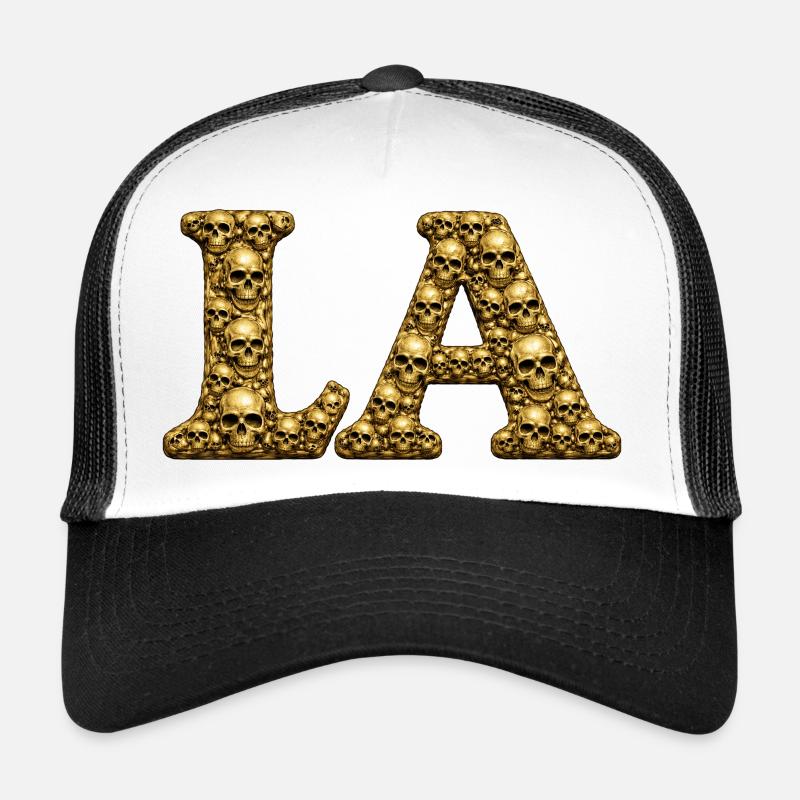 Goldene Schädel LA Trucker Cap