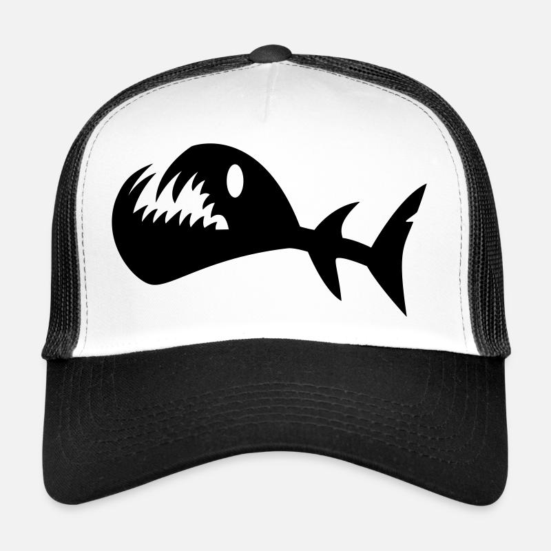 Battle Swimmer Fish Trucker Cap