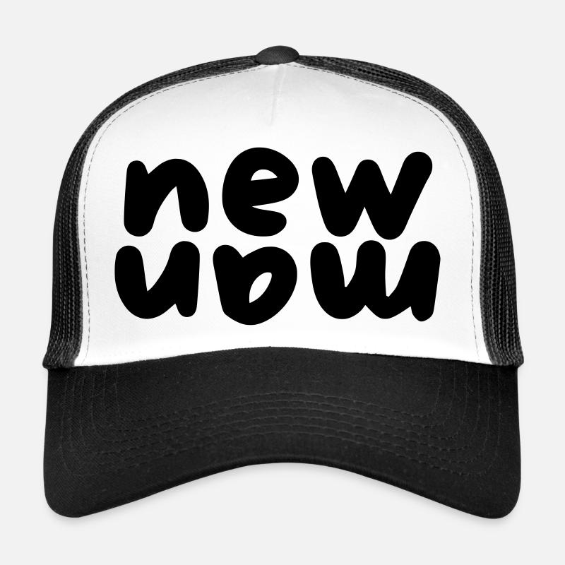 Neuer Mensch - Trucker Cap - Weiß/Schwarz