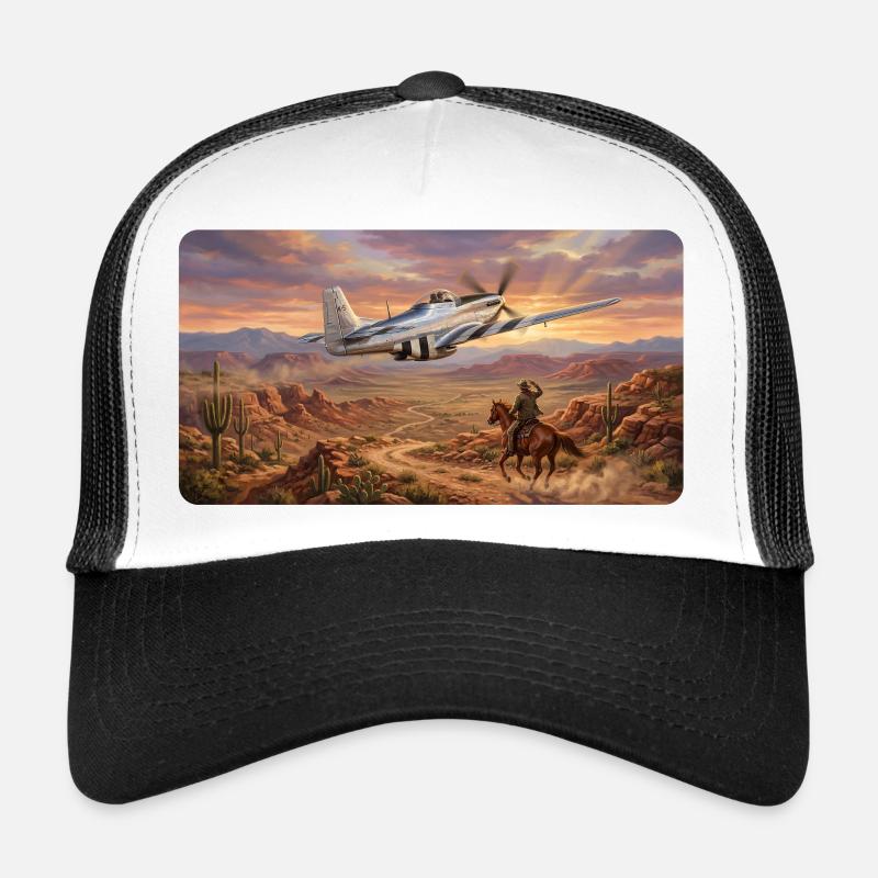 Combattant de poneys emblématique Casquette trucker 