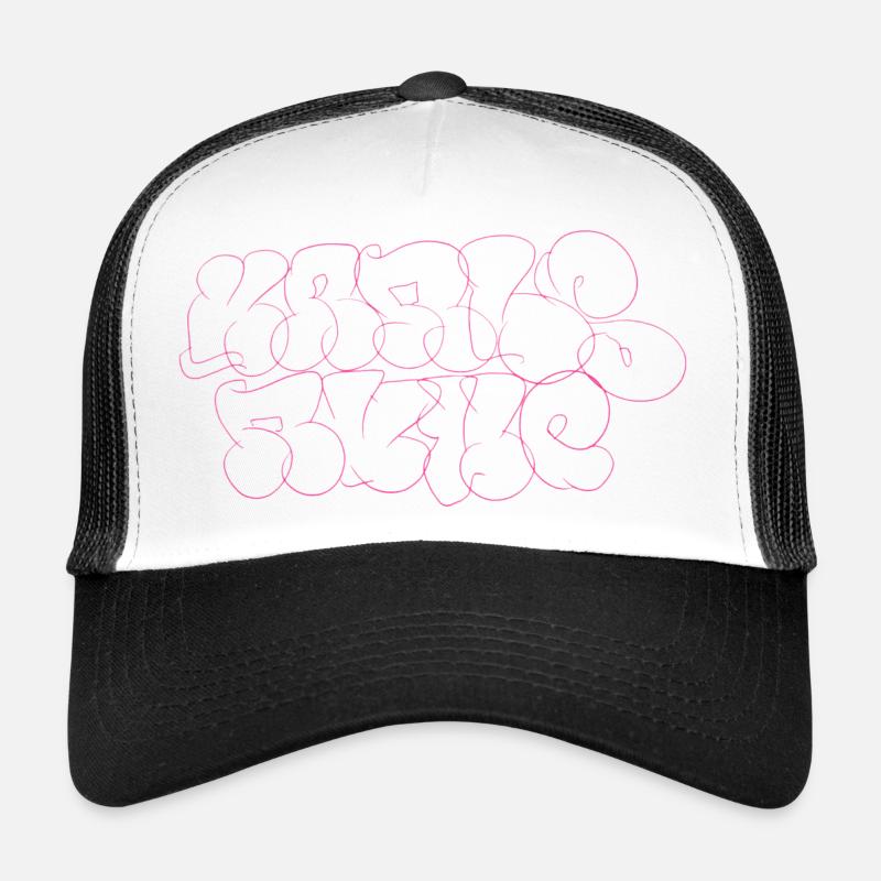 Karlsruhe Throw-up Bubble Style Street Art Souvenir Trucker Cap