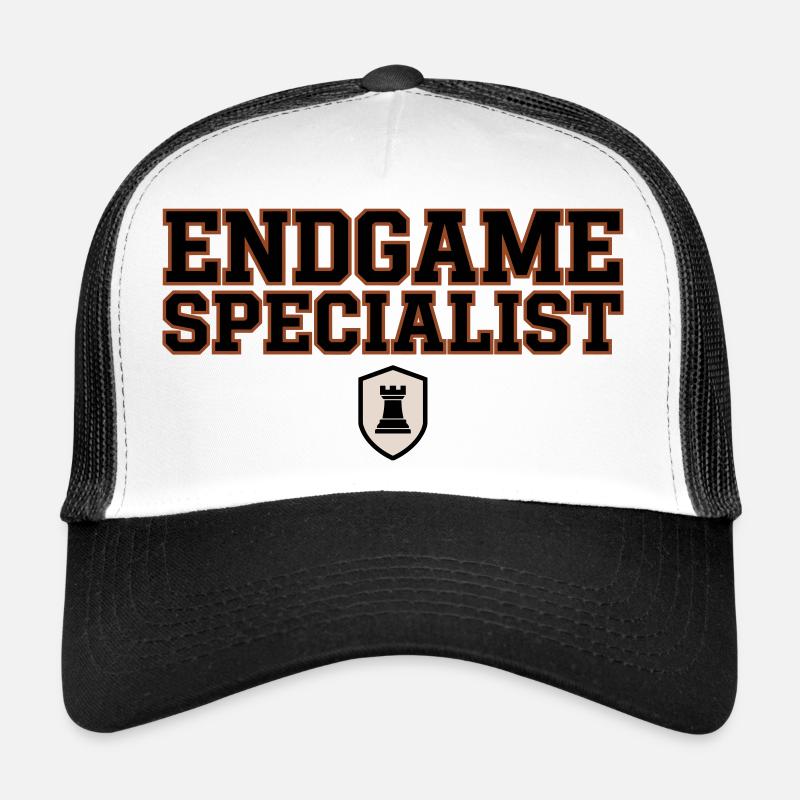 Specialist in the Chess Tour and Tactics Endgame Trucker Cap