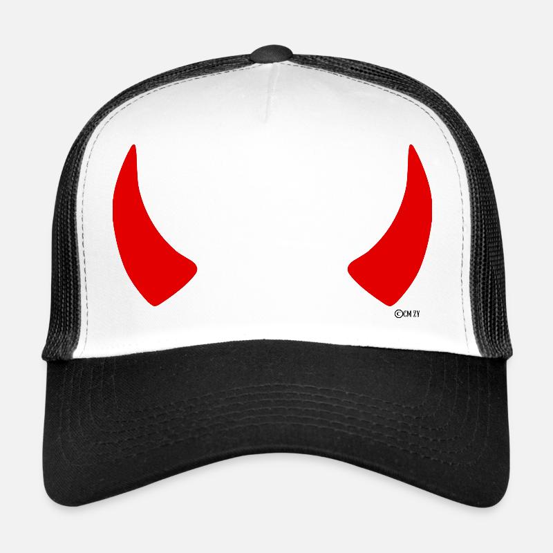 Red Horns Trucker Cap