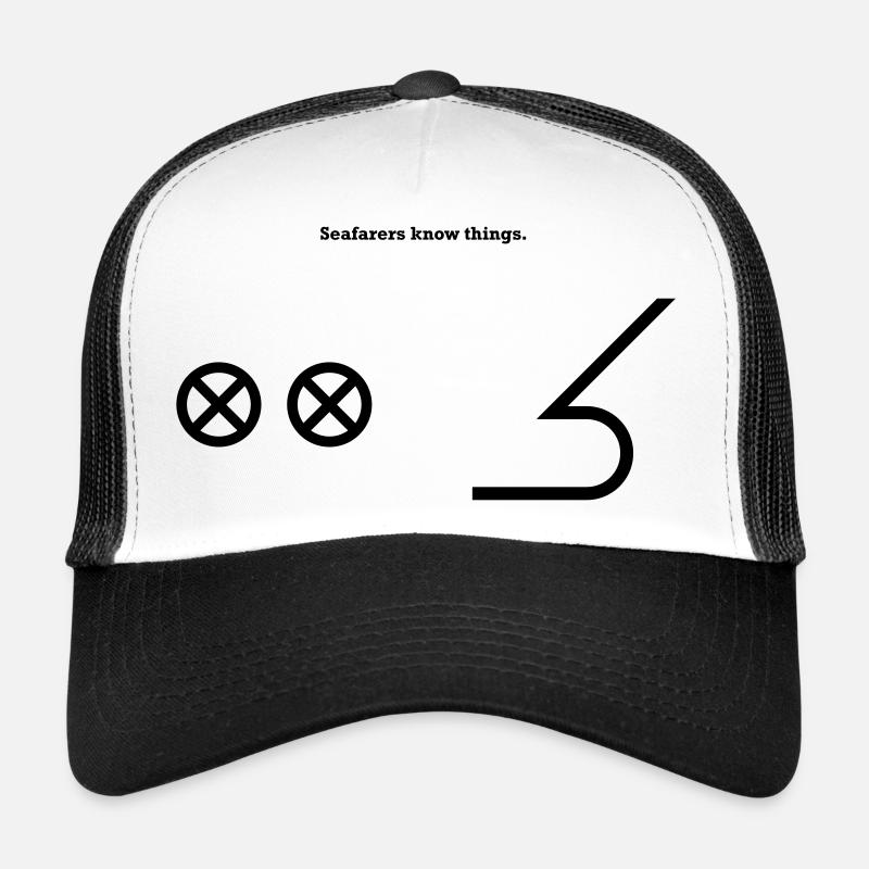 Proue Proue - Capitaine des voiliers nautiques Casquette trucker 