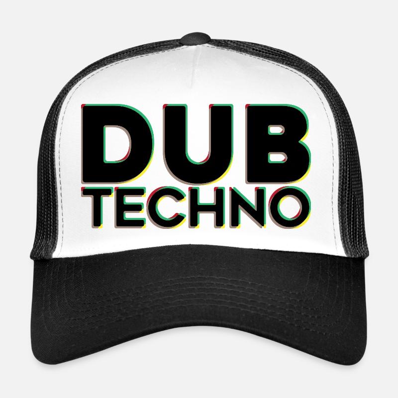 Dub Techno Neon Outline Trucker Cap