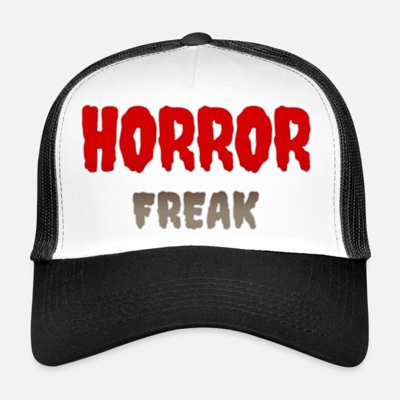 Horror Freak Graphic Print Trucker Cap