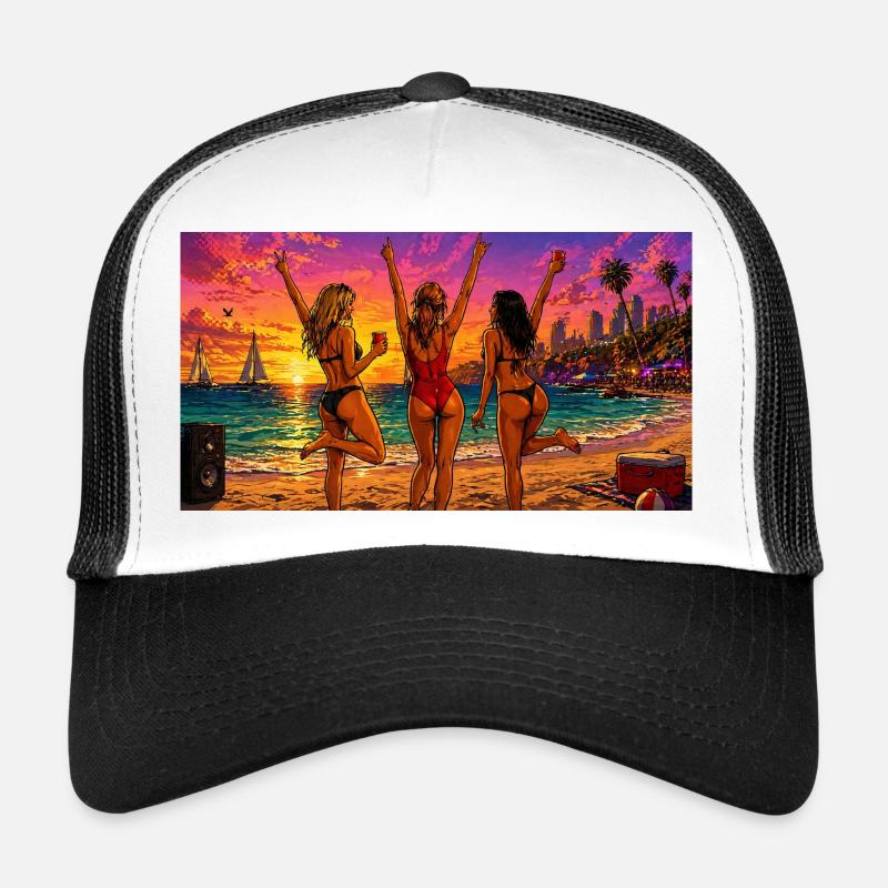 Ambiance océanique Casquette trucker 