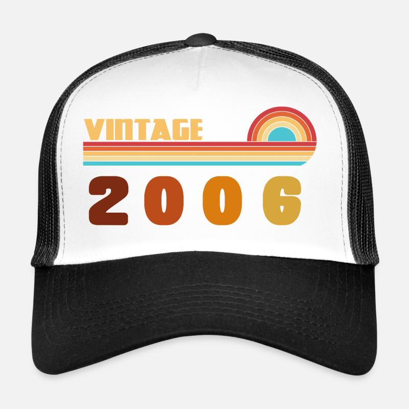 Tee 20 Ans Black Gold Né(e) 2006 Casquette trucker 