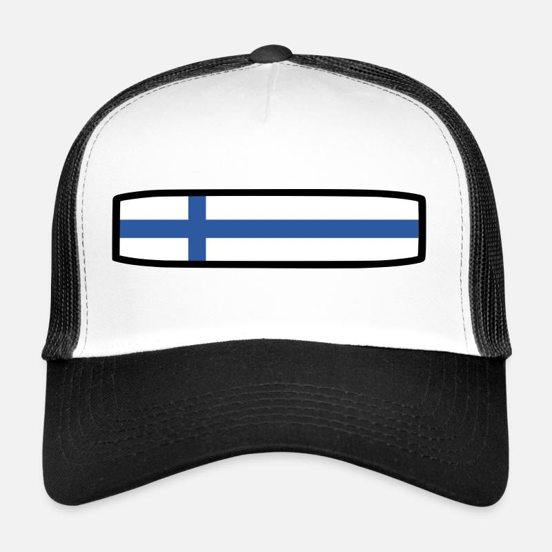 Drapeau de la Finlande Casquette trucker 