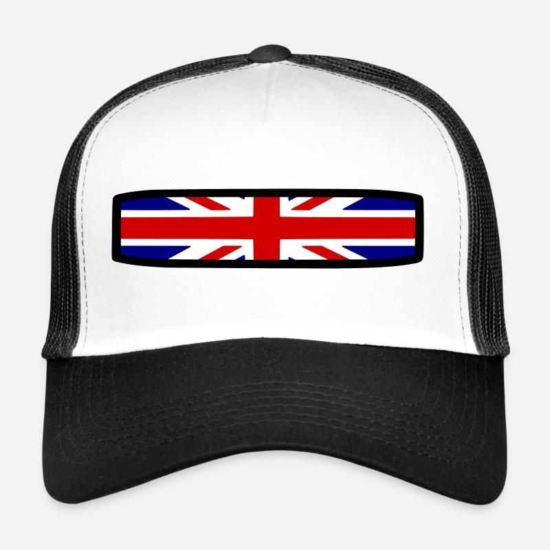 Union Jack - Trucker Cap - white/black