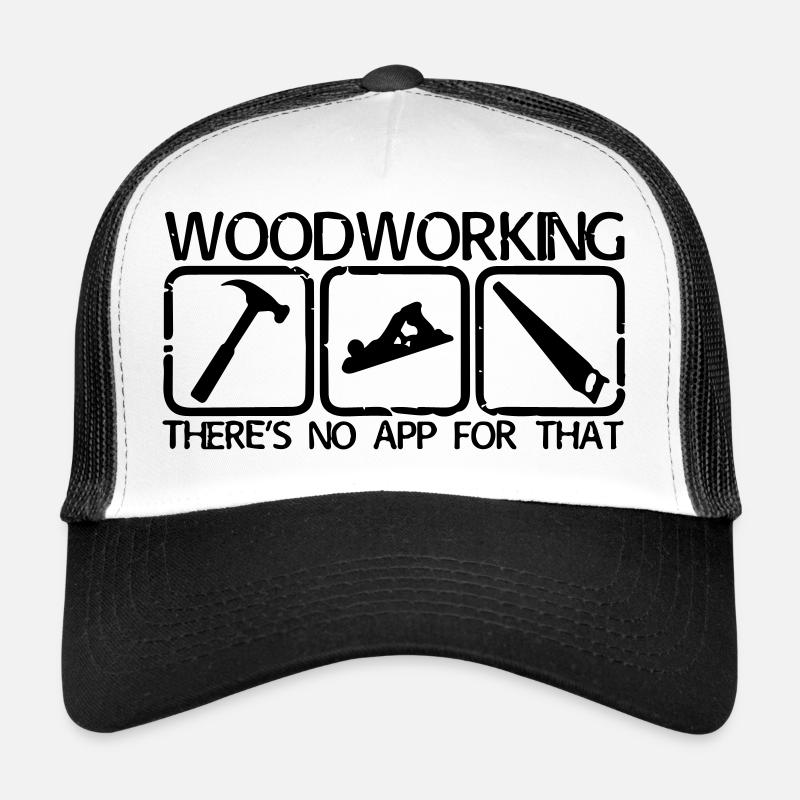 Woodworking - Trucker Cap - white/black