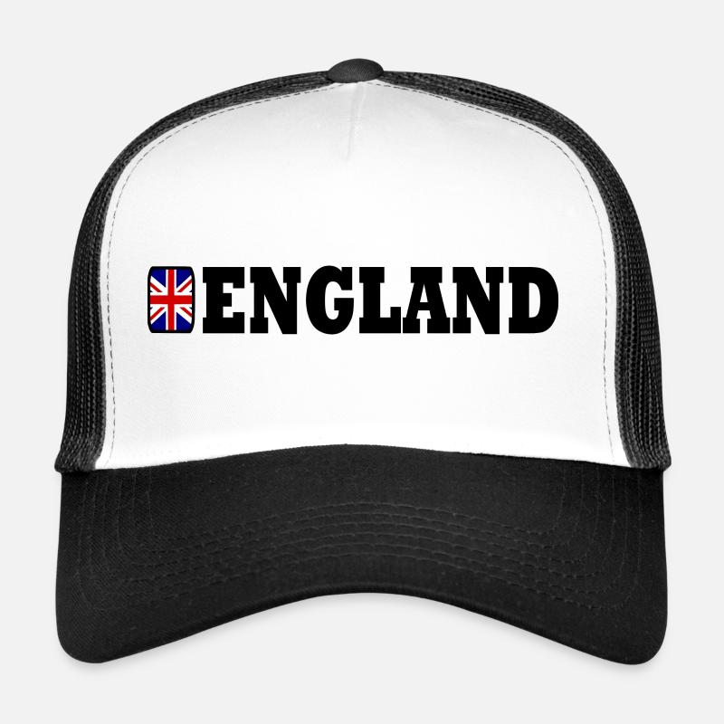 Union Jack - Trucker Cap - white/black