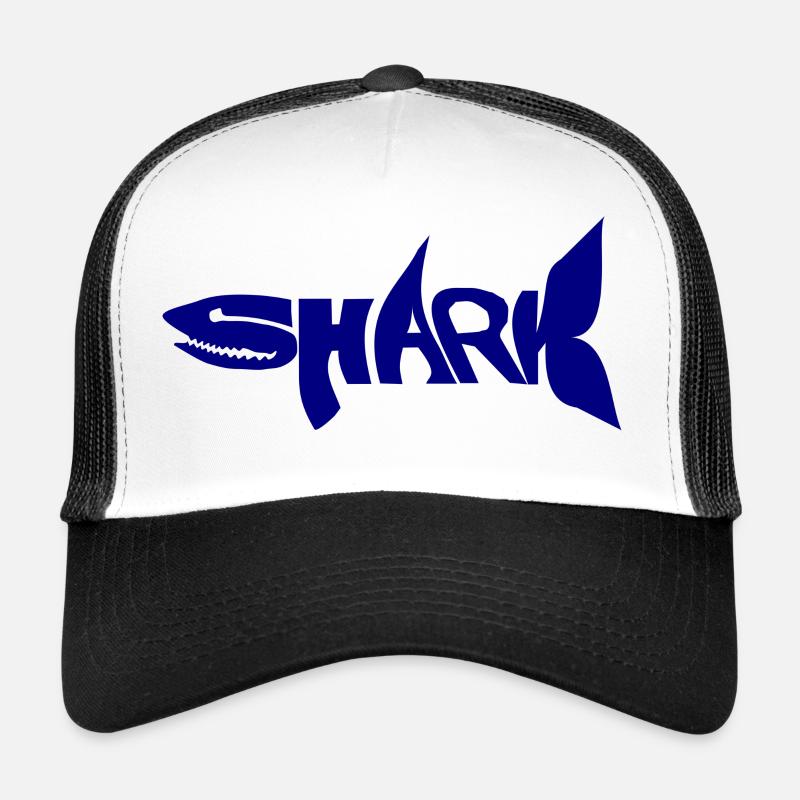 Shark - Trucker Cap - Weiß/Schwarz