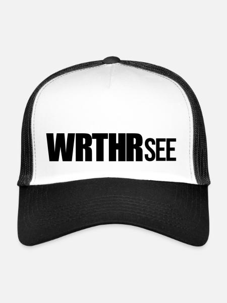 WRTHRSee - Wörthersee -Treffen - schwarz - Trucker Cap - Weiß/Schwarz - Vorne