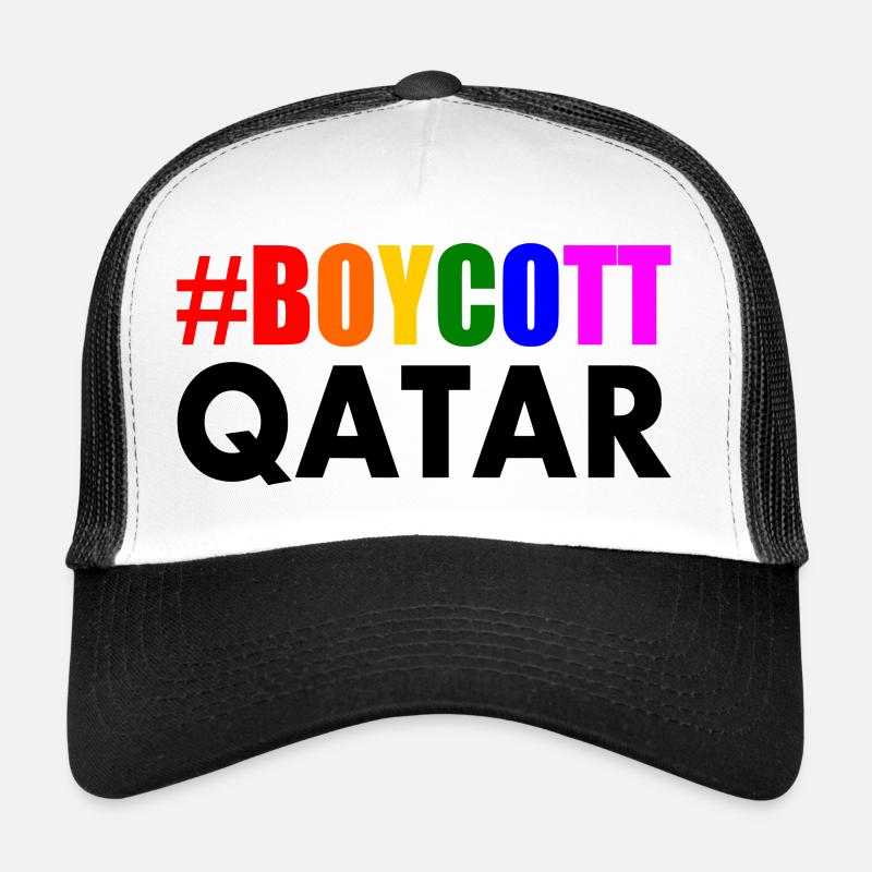 Boycott qatar Casquette trucker 