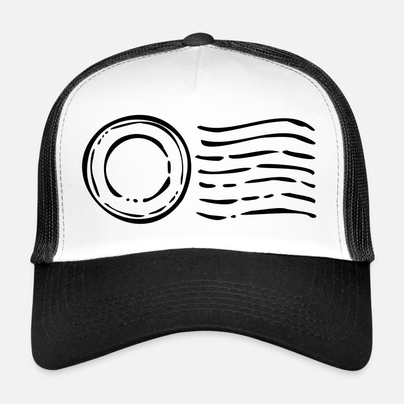 Poststempel post stamp Cachet de la poste Trucker Cap
