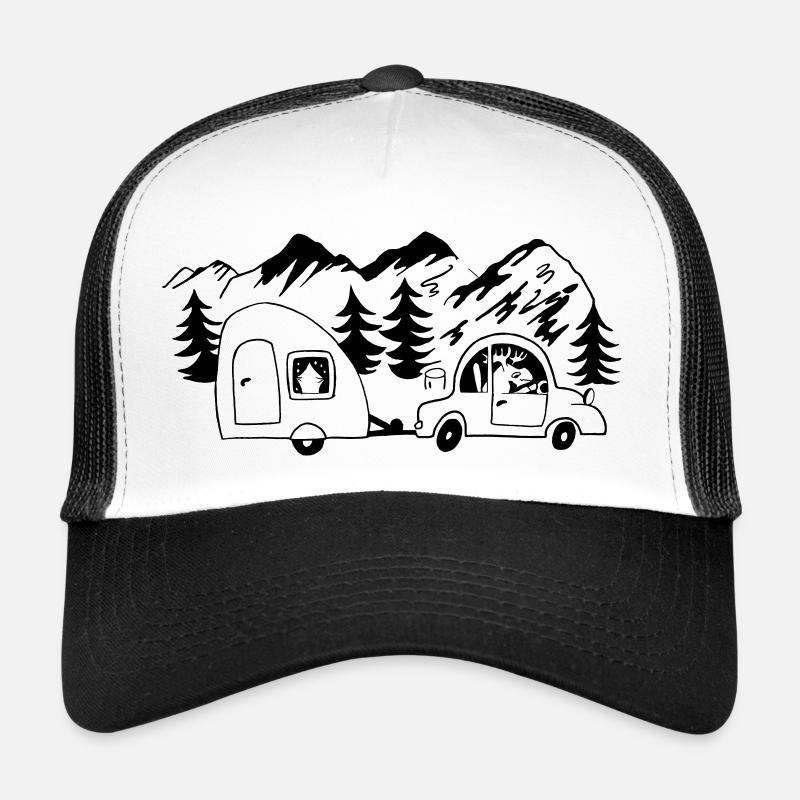 Wanderlust Moose Trucker Cap