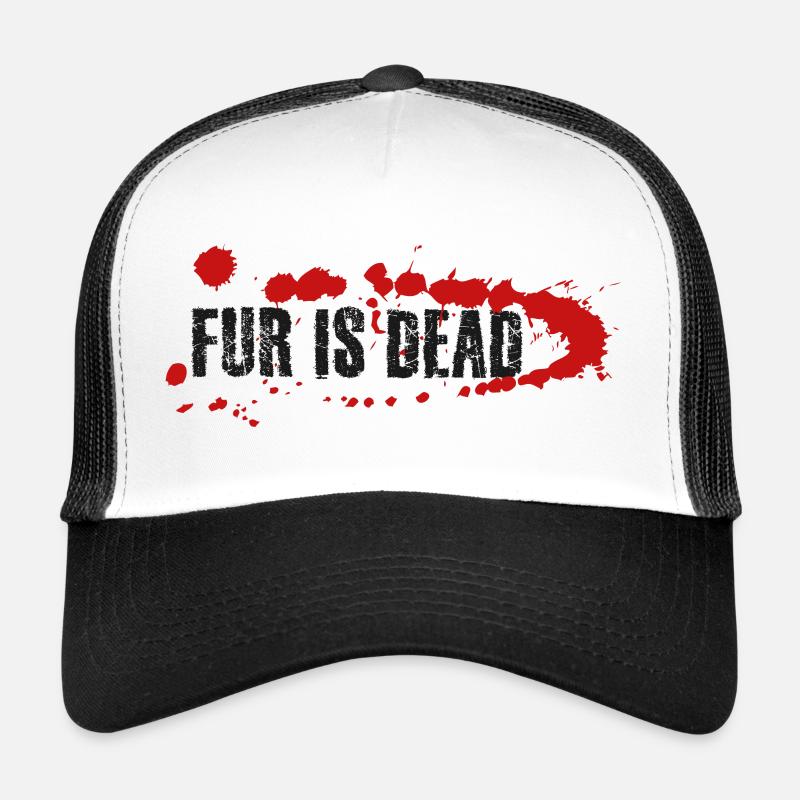 La fourrure est morte Casquette trucker 