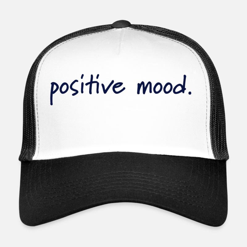 positive mood - Trucker Cap - white/black