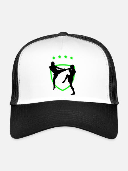 kampfsport_12 - Trucker Cap - white/black - Front