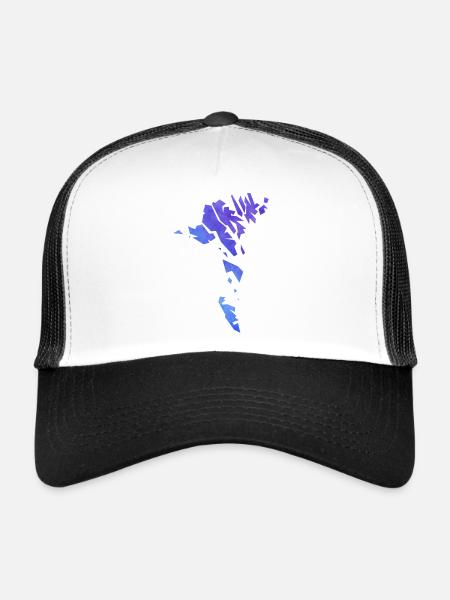 faroe - Trucker Cap - white/black - Front