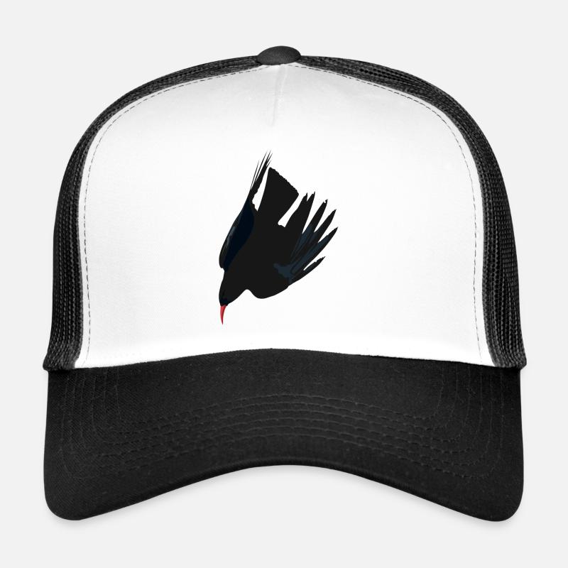 Red-billed Chough 3 Trucker Cap
